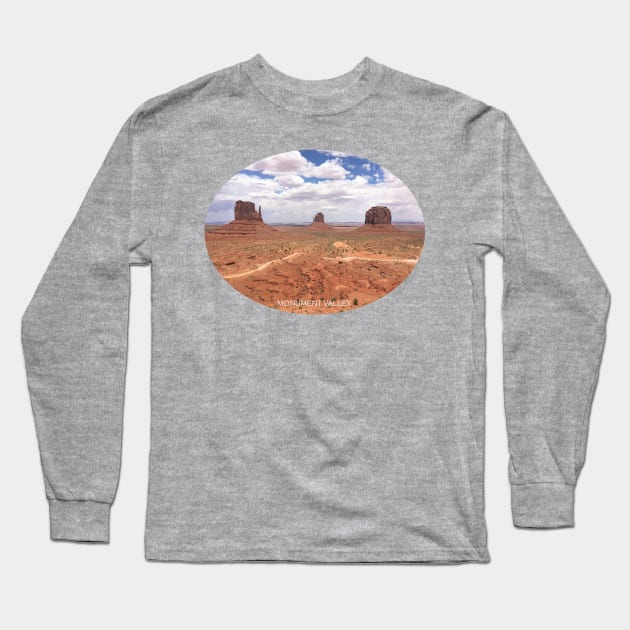 MONUMENT VALLEY Long Sleeve T-Shirt by jStudio